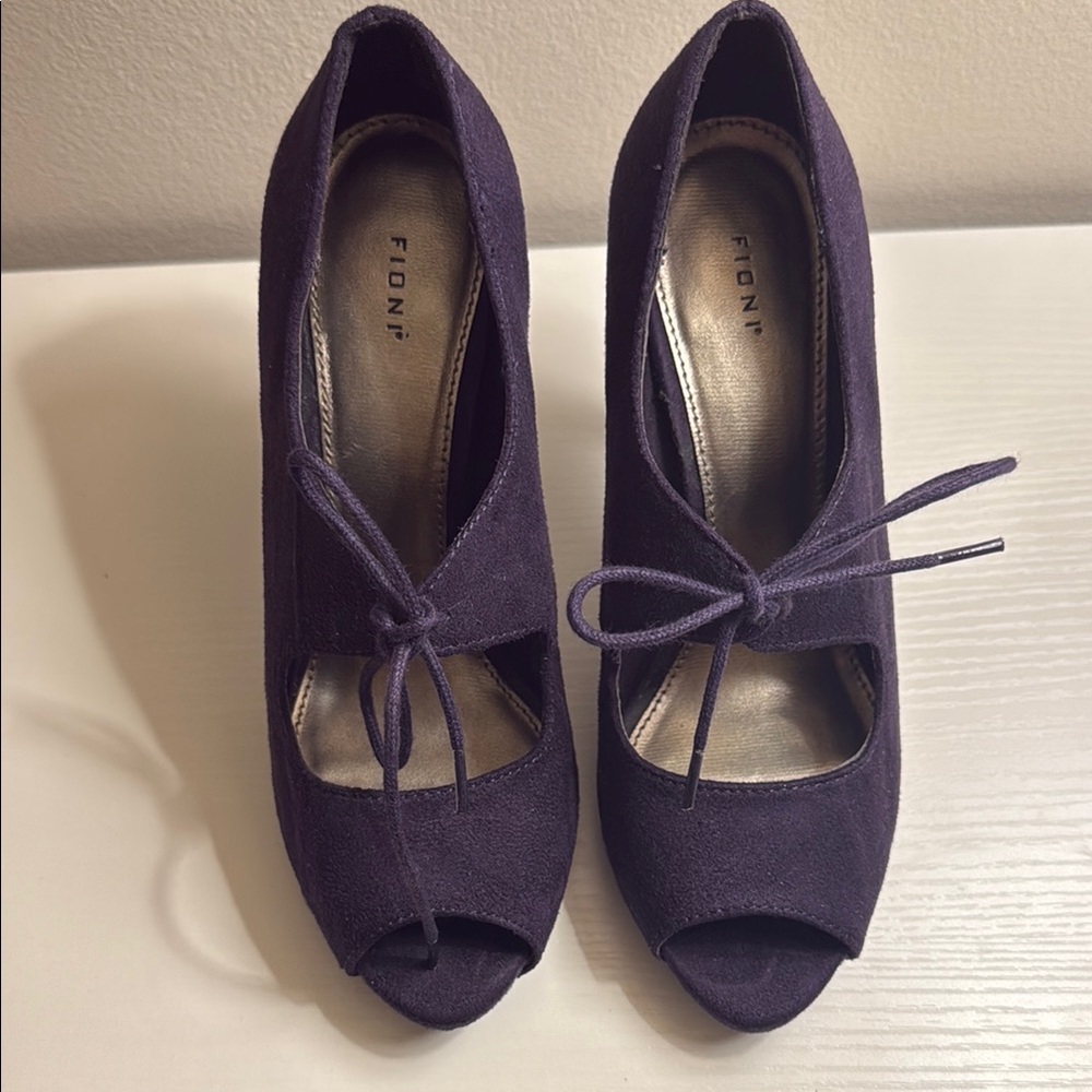 FIONI Clothing Purple Heels